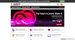 Desktop Screenshot of newsite.academicsuperstore.com